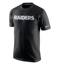 NFL Men's Nike Oakland Raiders Fast Wordmark T-Shirt - Black