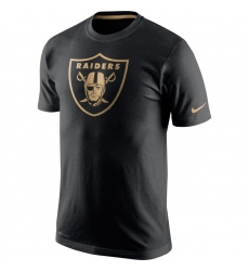 NFL Men's Oakland Raiders Nike Black Championship Drive Gold Collection Performance T-Shirt