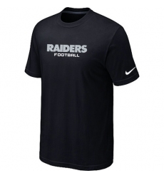 Nike Oakland Raiders Sideline Legend Authentic Font Dri-FIT NFL T-Shirt - Black