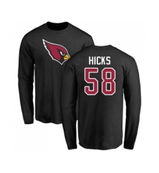 Football Arizona Cardinals #58 Jordan Hicks Maroon Backer T-Shirt