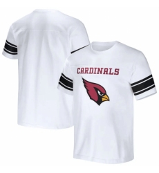 Men's Arizona Cardinals White X Darius Rucker Collection Football Striped T Shirt