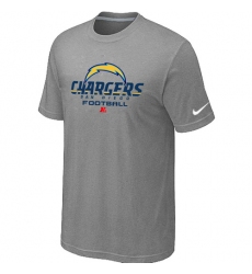 Nike Los Angeles Chargers Critical Victory NFL T-Shirt - Grey