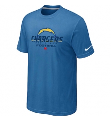 Nike Los Angeles Chargers Critical Victory NFL T-Shirt - Light Blue