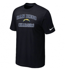 Nike Los Angeles Chargers Heart & Soul NFL T-Shirt - Black