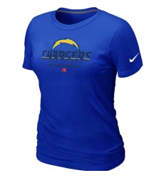 Nike Los Angeles Chargers Women's Critical Victory NFL T-Shirt - Blue