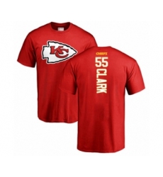 Football Kansas City Chiefs #55 Frank Clark Red Backer T-Shirt