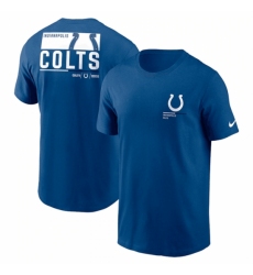 Men's Indianapolis Colts Blue Team Incline T Shirt