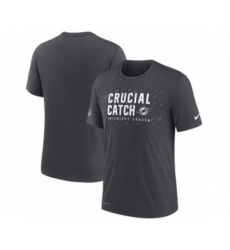 Men's Miami Dolphins Charcoal 2021 Crucial Catch Performance T-Shirt