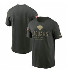 Men's Jacksonville Jaguars Forest Green 2025 Salute to Service Sideline Primary Edge Dri-FIT T-Shirt
