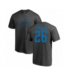 Football Detroit Lions #26 C.J. Anderson Ash One Color T-Shirt
