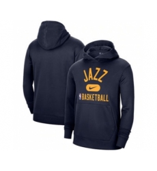 Men's Utah Jazz 2021 Navy Spotlight Pullover Basketball Hoodie