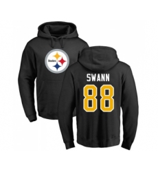 Football Pittsburgh Steelers #88 Lynn Swann Gold Name & Number Logo Pullover Hoodie