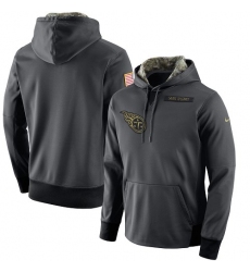 NFL Men's Tennessee Titans Nike Anthracite Salute to Service Player Performance Hoodie