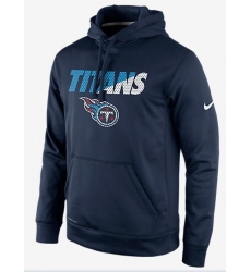 NFL Men's Tennessee Titans Nike Navy Kick Off Staff Performance Pullover Hoodie