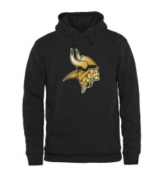 NFL Men's Minnesota Vikings Pro Line Black Gold Collection Pullover Hoodie