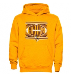 NFL Minnesota Vikings Meshed Fleece Hoodie - Gold