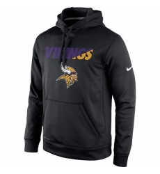 NFL Minnesota Vikings Nike Kick Off Staff Performance Pullover Hoodie - Black