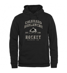 NHL Men's Colorado Avalanche Black Camo Stack Pullover Hoodie