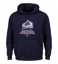 NHL Men's Colorado Avalanche Majestic Big & Tall Critical Victory Pullover Hoodie - Navy Blue