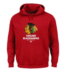 NHL Men's Chicago Blackhawks Majestic Critical Victory VIII Fleece Hoodie 