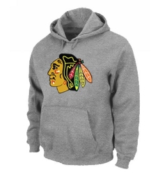 NHL Men's Chicago Blackhawks Pullover Hoodie - Grey