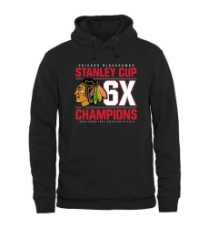 NHL Men's Chicago Blackhawks Rinkside Victor Pullover Hoodie - Black