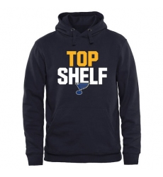 NHL Men's St. Louis Blues Top Shelf Pullover Hoodie - Navy