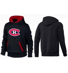 NHL Men's Montreal Canadiens Big & Tall Logo Hoodie - Black/Red