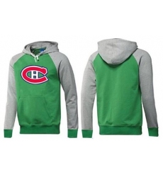 NHL Men's Montreal Canadiens Big & Tall Logo Hoodie - Green/Grey