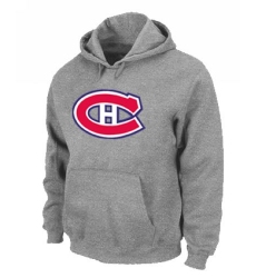 NHL Men's Montreal Canadiens Big & Tall Logo Hoodie - Grey