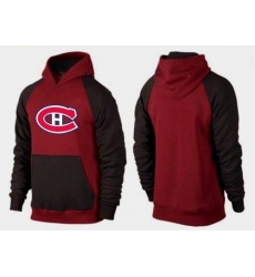 NHL Men's Montreal Canadiens Big & Tall Logo Hoodie - Red/Brown