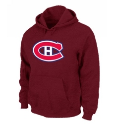 NHL Men's Montreal Canadiens Big & Tall Logo Hoodie - Red