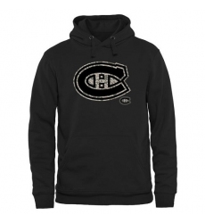 NHL Men's Montreal Canadiens Black Rink Warrior Pullover Hoodie