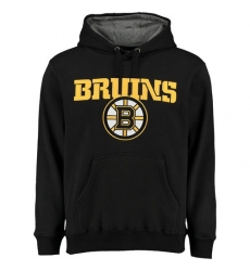 NHL Men's Boston Bruins Rinkside Grayton Pullover Hoodie - Black