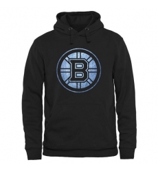 NHL Men's Boston Bruins Rinkside Pond Hockey Pullover Hoodie - Black