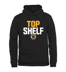 NHL Men's Boston Bruins Top Shelf Pullover Hoodie - Black