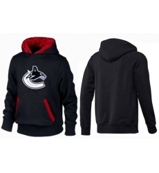 NHL Men's Vancouver Canucks Big & Tall Logo Hoodie - Black/Red