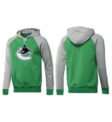 NHL Men's Vancouver Canucks Big & Tall Logo Hoodie - Green/Grey