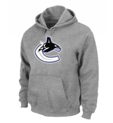 NHL Men's Vancouver Canucks Big & Tall Logo Hoodie - Grey