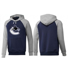 NHL Men's Vancouver Canucks Big & Tall Logo Hoodie - Navy/Grey