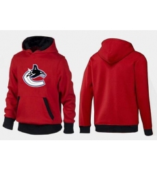 NHL Men's Vancouver Canucks Big & Tall Logo Hoodie - Red/Black