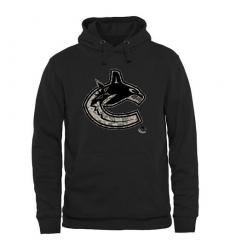 NHL Men's Vancouver Canucks Black Rink Warrior Pullover Hoodie