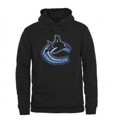 NHL Men's Vancouver Canucks Rinkside Pond Hockey Pullover Hoodie - Black