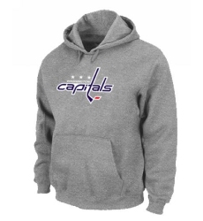 NHL Men's Washington Capitals Big & Tall Logo Hoodie - Grey