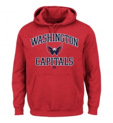 NHL Men's Washington Capitals Majestic Heart & Soul Hoodie - Red