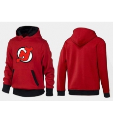 NHL Men's New Jersey Devils Big & Tall Logo Hoodie - Red/Black