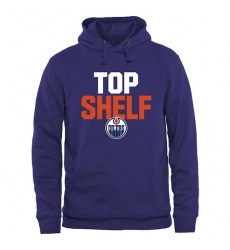 NHL Men's Edmonton Oilers Top Shelf Pullover Hoodie - Royal