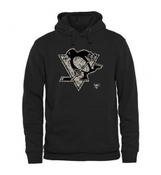 NHL Men's Pittsburgh Penguins Black Rink Warrior Pullover Hoodie