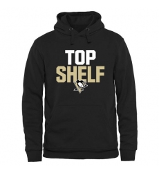 NHL Men's Pittsburgh Penguins Top Shelf Pullover Hoodie - Black