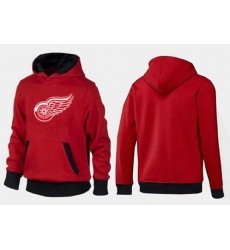 NHL Men's Detroit Red Wings Big & Tall Logo Hoodie - Red/Black